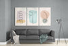 Abstract Shapes 6 Glass Wall Arts by Insigneart USA