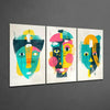 Abstract Shapes 9 Glass Wall Arts by Insigneart USA