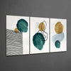 Abstract Shapes 10 Glass Wall Arts by Insigneart USA