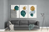 Abstract Shapes 10 Glass Wall Arts by Insigneart USA