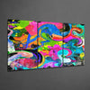 Dance of Colors Glass Wall Art by Insigneart USA
