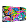 Dance of Colors Glass Wall Art by Insigneart USA