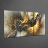 Yellow Lava Glass Wall Art by Insigneart USA