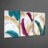Soft Leaves Glass Wall Art by Insigneart USA