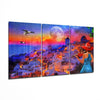 City and Woman Glass Wall Art by Insigneart USA