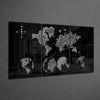 World Map Glass Wall Art by Insigneart USA