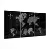 World Map Glass Wall Art by Insigneart USA