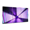 Purple Corridor Glass Wall Art by Insigneart USA