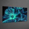 Blue Flower Glass Wall Art by Insigneart USA