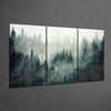 Foggy Forest Glass Wall Art by Insigneart USA