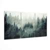 Foggy Forest Glass Wall Art by Insigneart USA