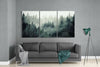Foggy Forest Glass Wall Art by Insigneart USA