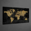 World Map Glass Wall Art by Insigneart USA