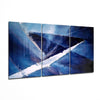 Sharp Blue Glass Wall Art by Insigneart USA