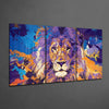 Lion Mega Glass Wall Art by Insigneart USA