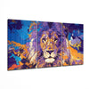 Lion Mega Glass Wall Art by Insigneart USA