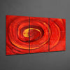 Red Loop Glass Wall Art by Insigneart USA