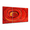 Red Loop Glass Wall Art by Insigneart USA