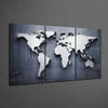 World Map Glass Wall Art by Insigneart USA