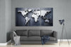 World Map Glass Wall Art by Insigneart USA