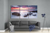 Stones on the Beach Glass Wall Art by Insigneart USA