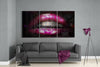 Lips Glass Wall Art by Insigneart USA