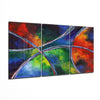 Circular Colors Glass Wall Art by Insigneart USA