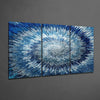 Blue Texture Glass Wall Art by Insigneart USA