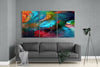 Dance of Colors Glass Wall Art by Insigneart USA