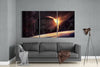 Saturn Glass Wall Art by Insigneart USA