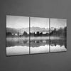 Foggy Lake Glass Wall Art by Insigneart USA