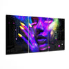 Neon Woman Glass Wall Art by Insigneart USA