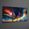 Colors of Space Glass Wall Art by Insigneart USA
