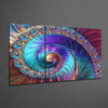 Spiral Peacock Glass Art by Insigneart USA