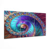 Spiral Peacock Glass Art by Insigneart USA