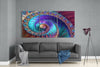 Spiral Peacock Glass Art by Insigneart USA