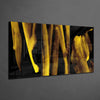 Yellow Touch Glass Art by Insigneart USA
