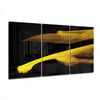 Yellow Touch Glass Art by Insigneart USA