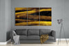 Yellow Touch Glass Art by Insigneart USA