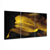Yellow Touch Glass Art by Insigneart USA