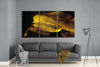 Yellow Touch Glass Art by Insigneart USA