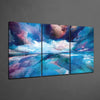 Blue Depth Glass Art by Insigneart USA