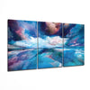 Blue Depth Glass Art by Insigneart USA
