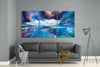 Blue Depth Glass Art by Insigneart USA