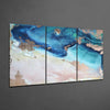 Blue Shore Glass Art by Insigneart USA