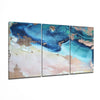 Blue Shore Glass Art by Insigneart USA