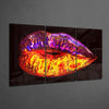 Lips Glass Art by Insigneart USA