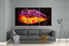 Lips Glass Art by Insigneart USA