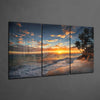 Sunset Mega Glass Wall Art by Insigneart USA