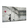 Heart Balloon - Banksy Glass Art by Insigneart USA